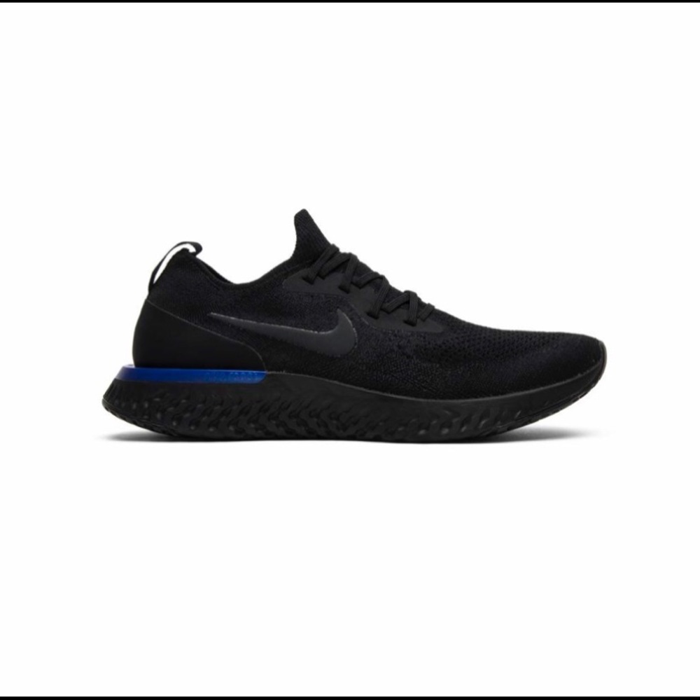 Women’s Black/Racer Blue Nike Epic React Flyknit
